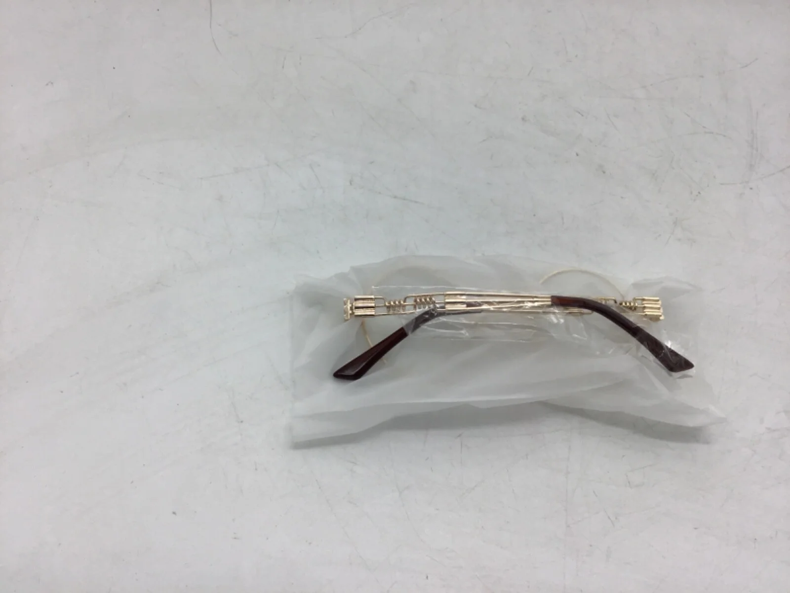 Pro Acme John Lennon Like Gold Frame, Clear Lens Glasses 3